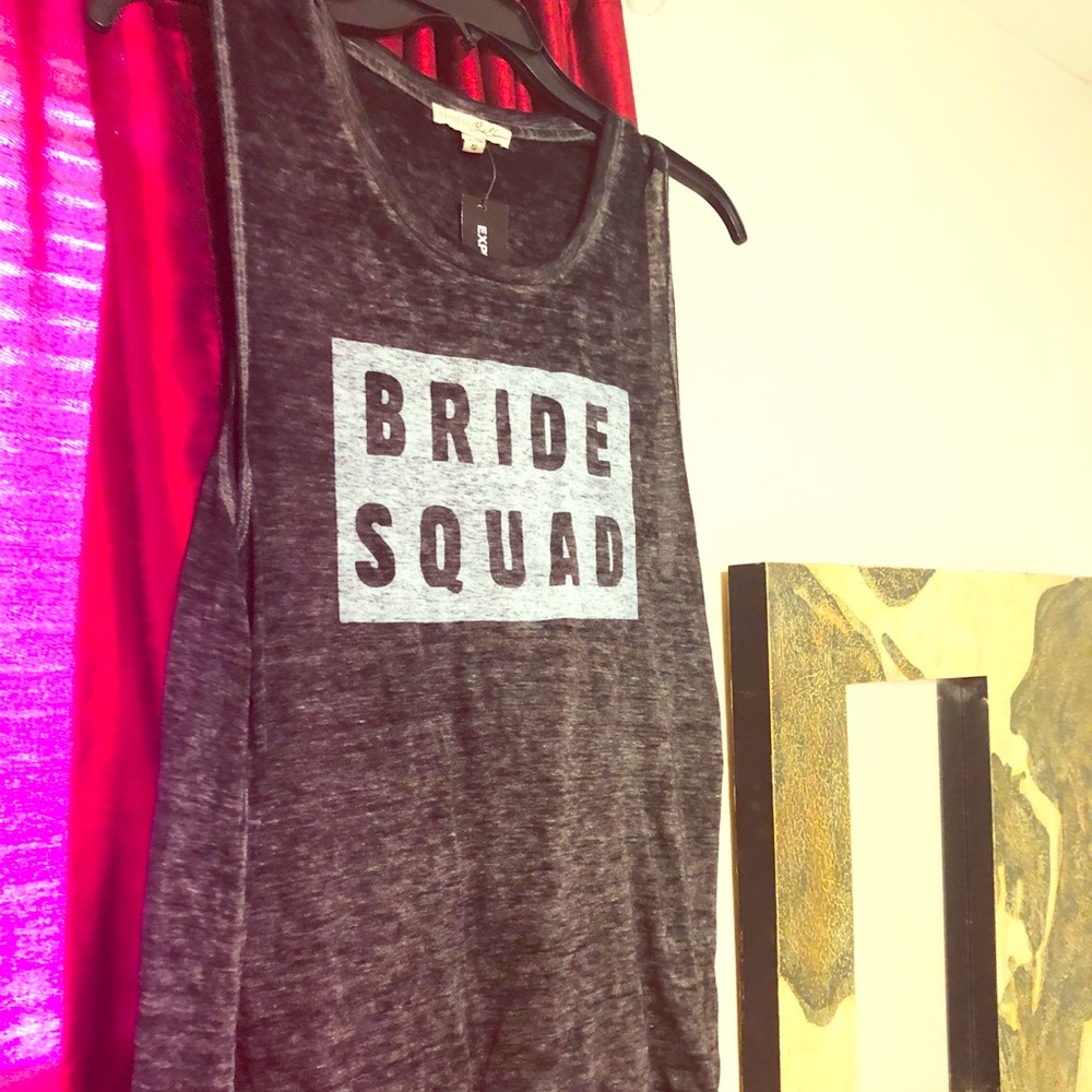 XS Bride Squad Tank